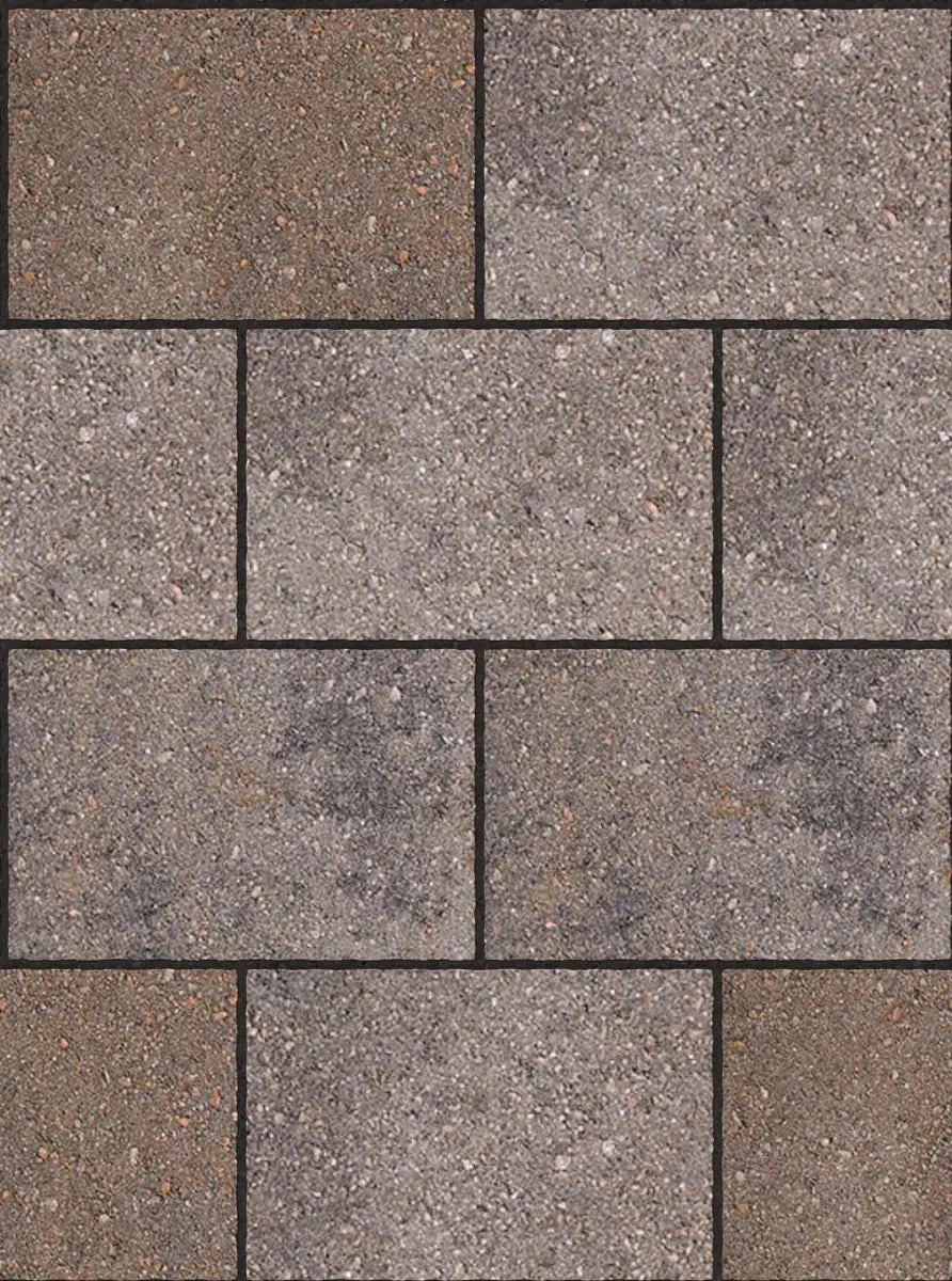Furora+ Brown Nuance 30x20x6cm Bruin,                                                             Grijs,                                                             Rood