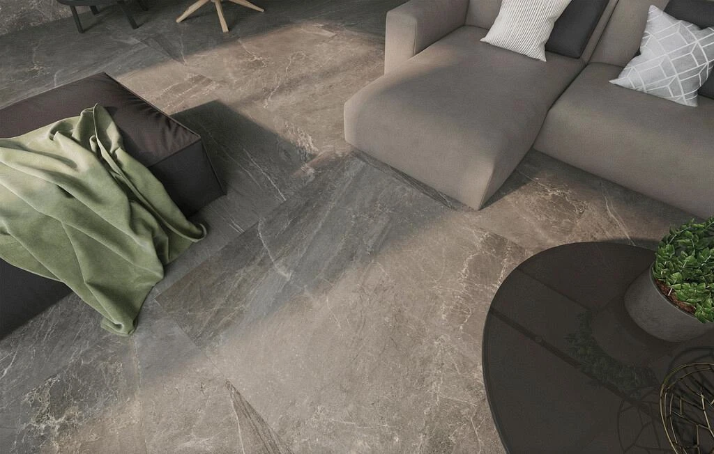 GeoCeramica® Tempo 100x100x4cm Dark Matt MBI keramische tegel