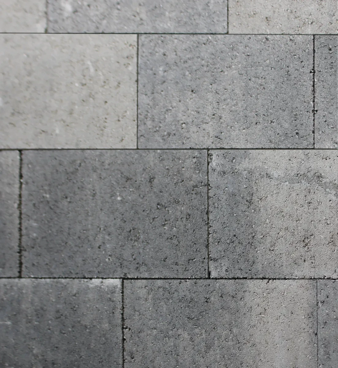 Vlaksteen 20x30x6 grijs/zwart genuanceerd 30x20x6cm