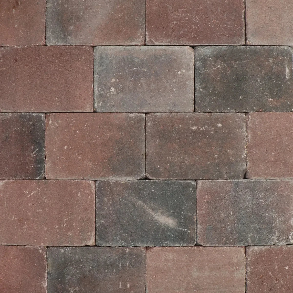 Trommelsteen 20x30x6 rood genuanceerd 30x20x6cm