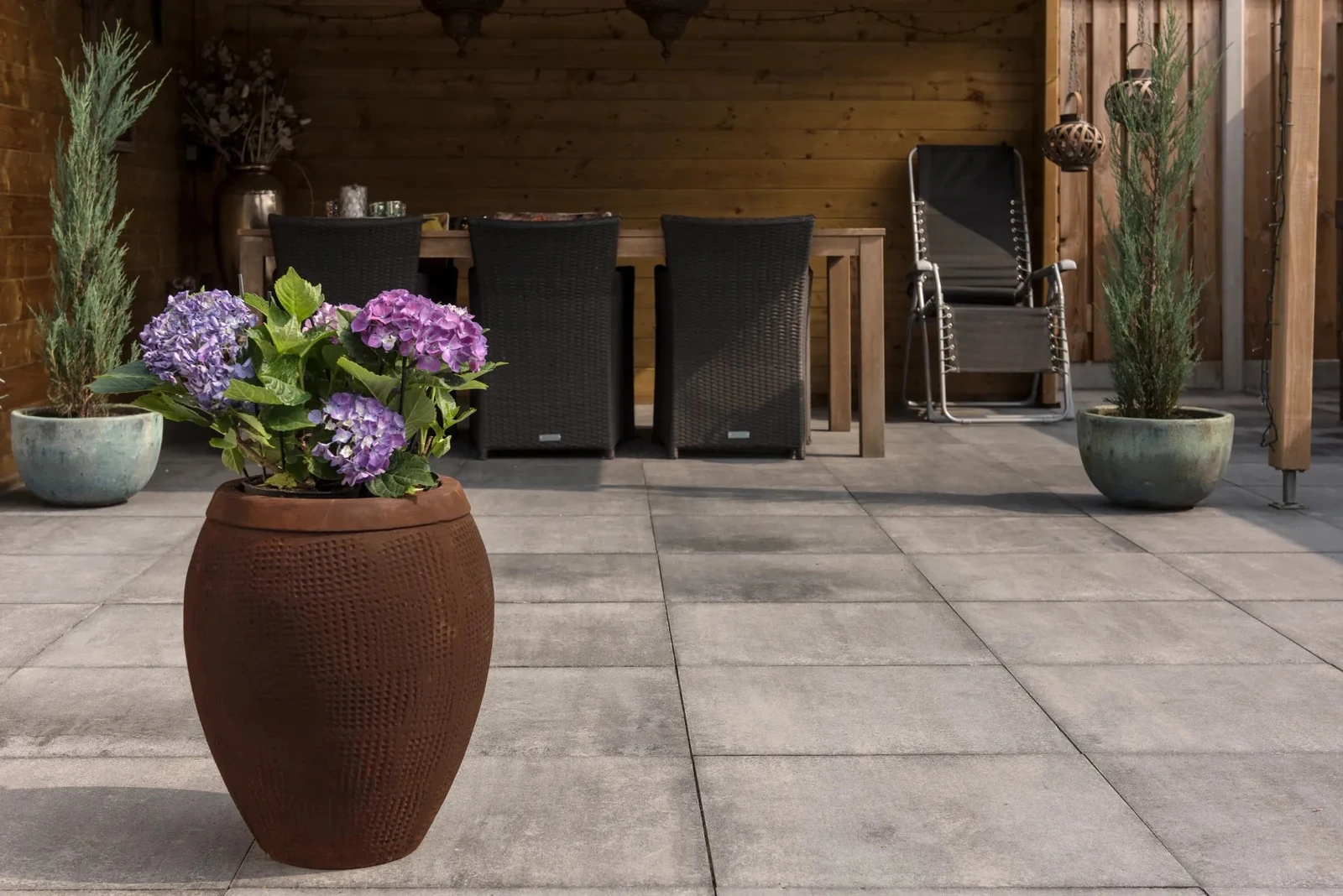 Tremico 6cm Zeeuws bont 60x60x6cm Wit,                                                             Zwart