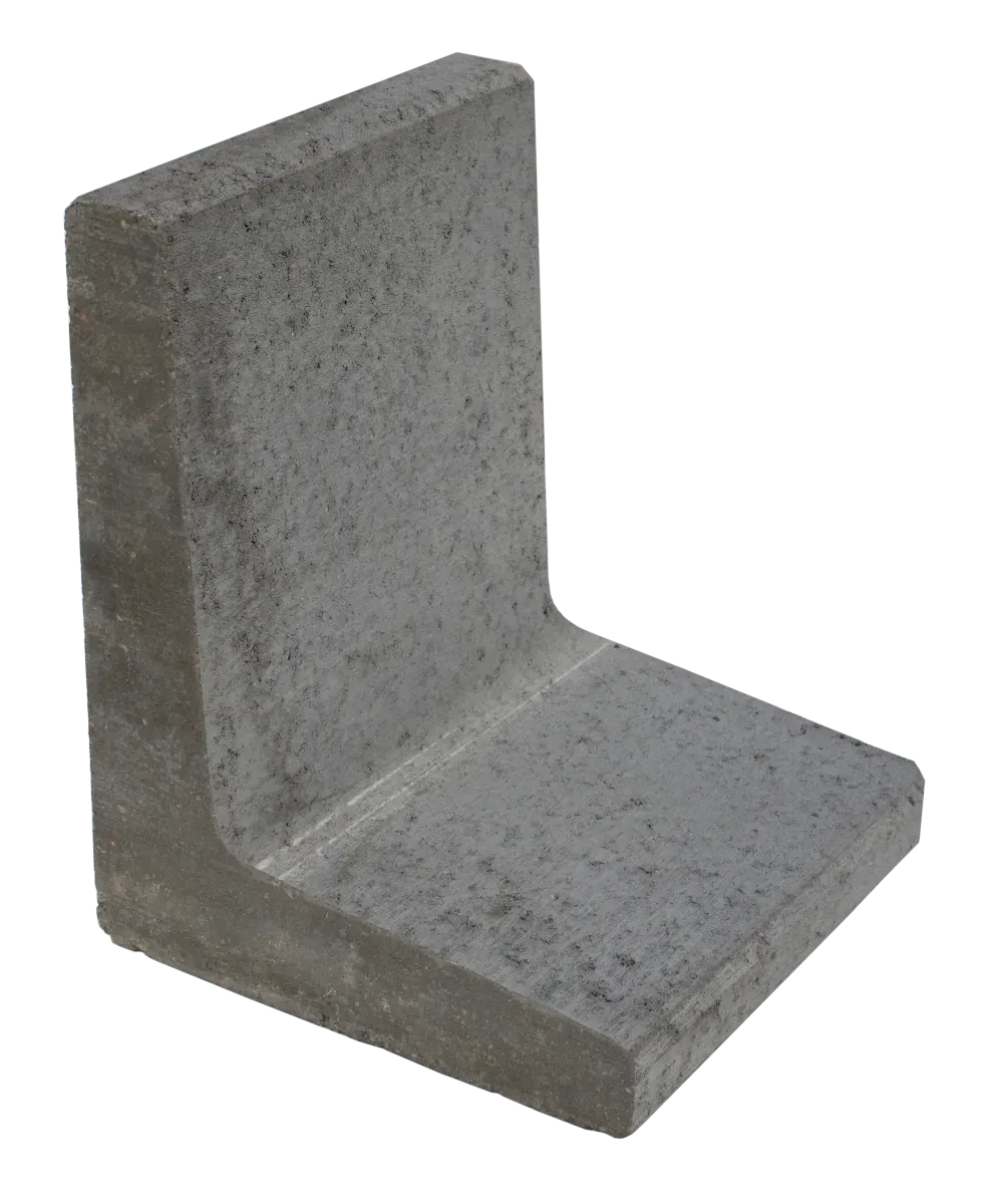 L-Element 40x40x40cm Grijs