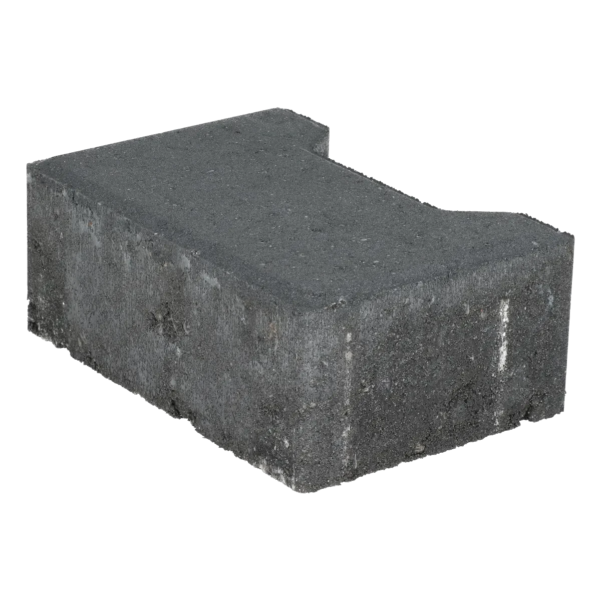 Ecotop Base Randsteen 20x13,4/11,5x8 normaal facet antraciet KOMO PL2 20x13,4x8cm Antraciet