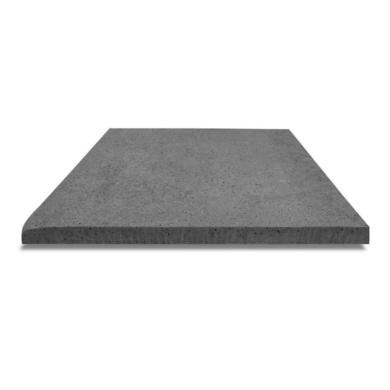 Oud Hollandse zwembadrand 100x100x5 antraciet
