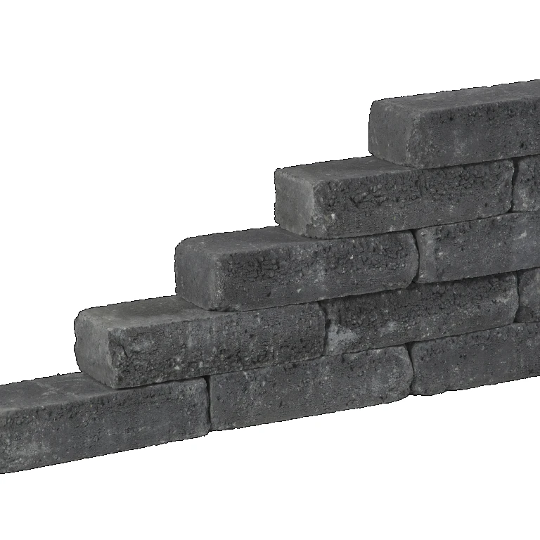 Pilestone line coal 40x15x10cm