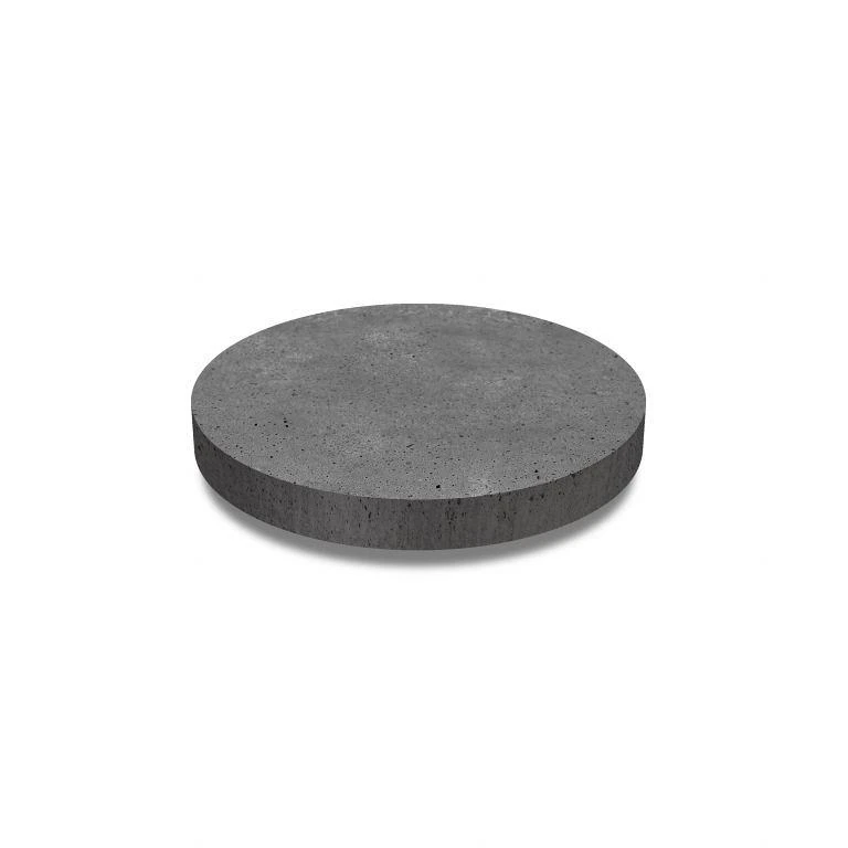 Oud hollandse tegel rond 60x60x7 antraciet