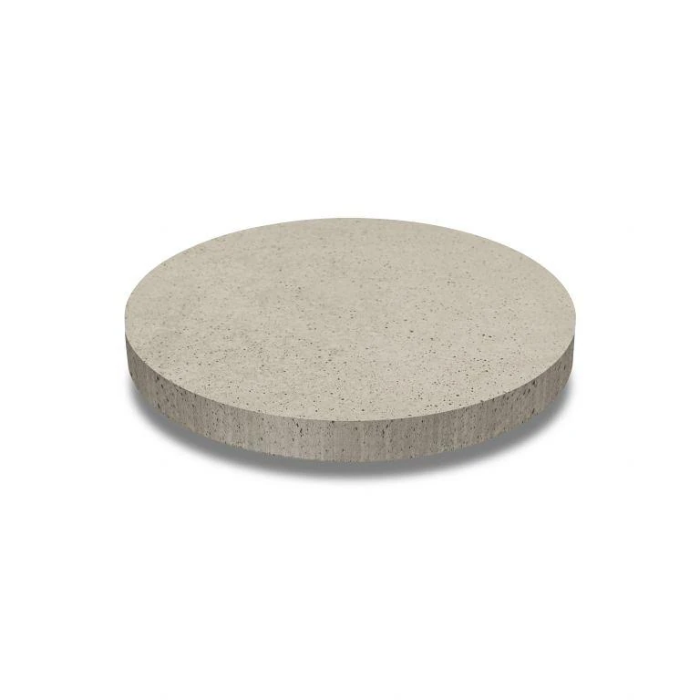 Oud hollandse tegel rond 100x100x7 greige ArtiStone betontegel