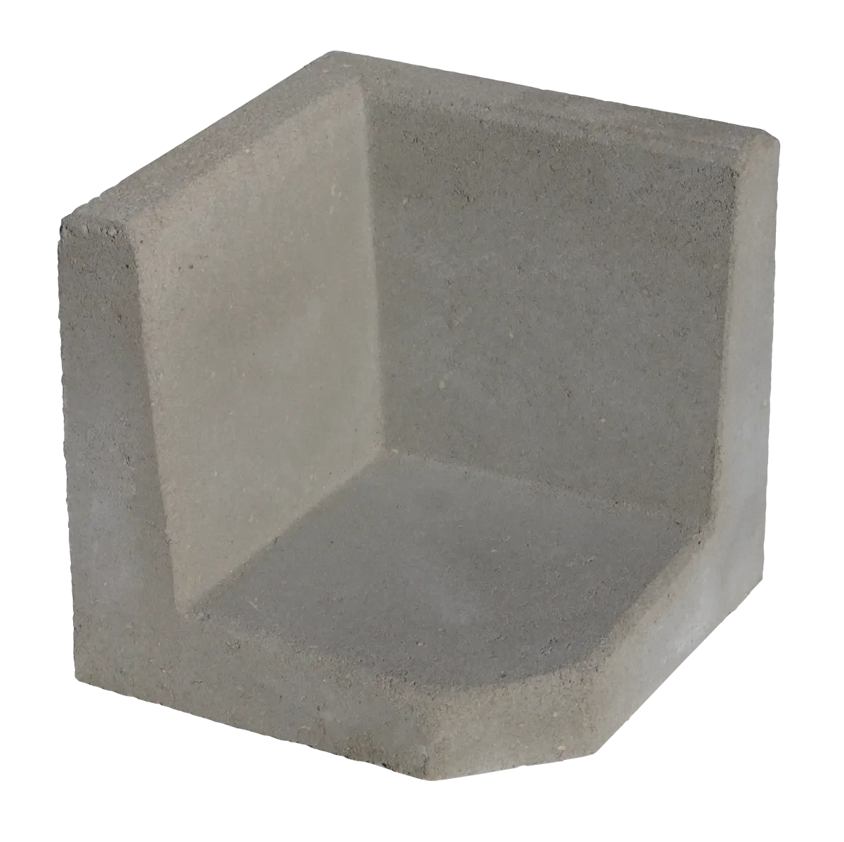 L-Element 40x40x40cm Grijs