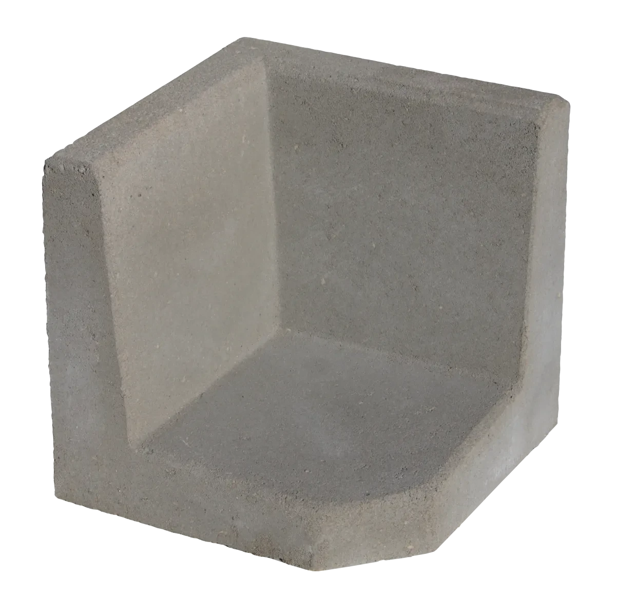 L-Hoekelement Antra 40x40x40cm Antraciet