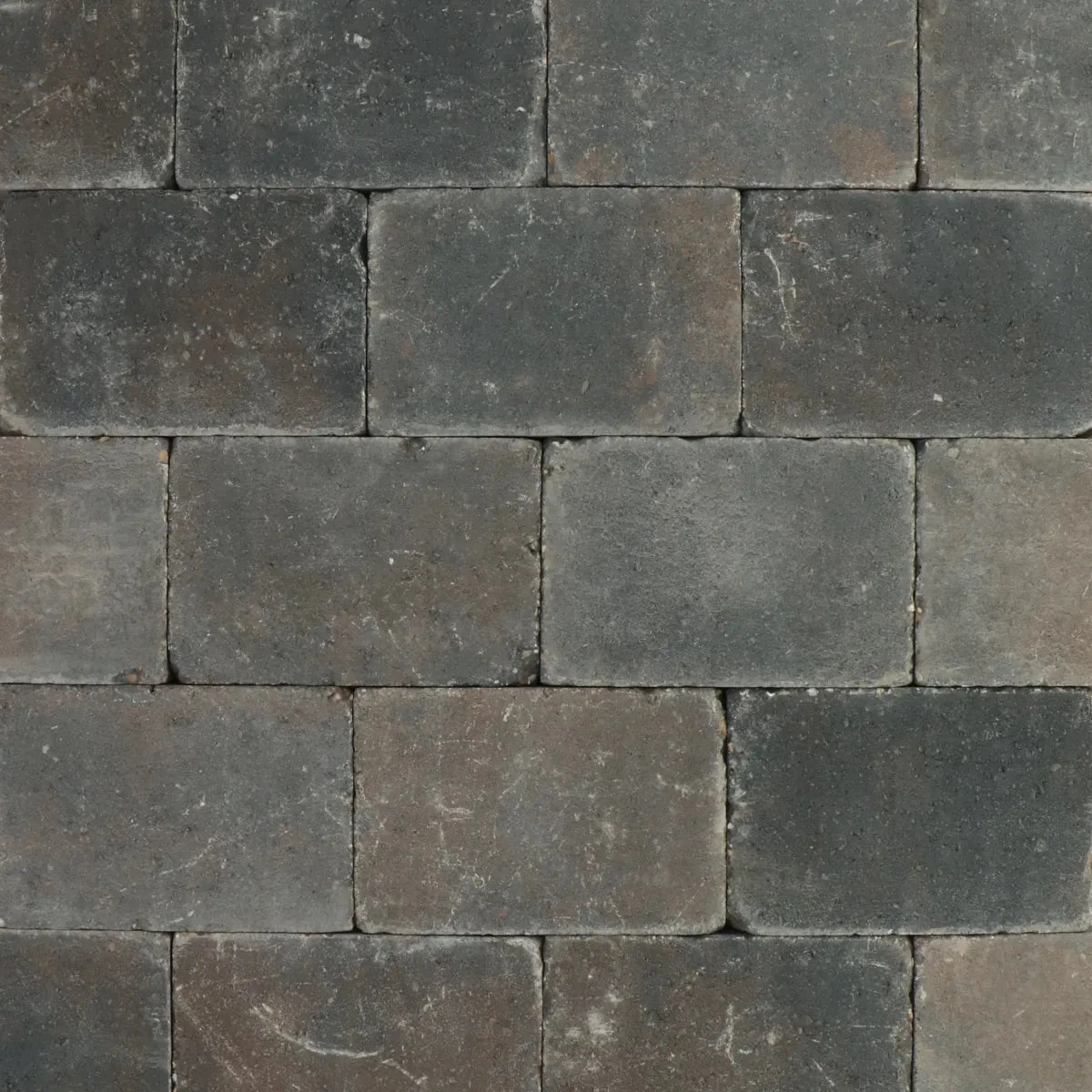 Trommelsteen 20x30x6 bruin/zwart genuanceerd 30x20x6cm