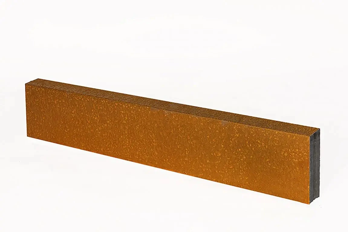 Overzetprofiel Opsluitband 5cm Ongelijkz 220x5x20x5,5 Corten Tuinvisie