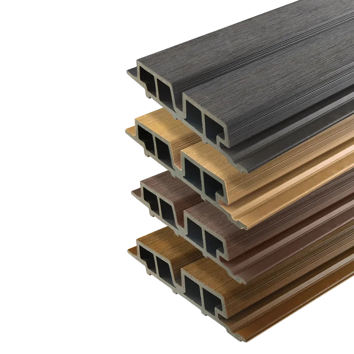 WPC WEO60 Gardenwall 33x170mm (wb 140mm) 290cm Dark Grey 17x3.3x290cm Grijs