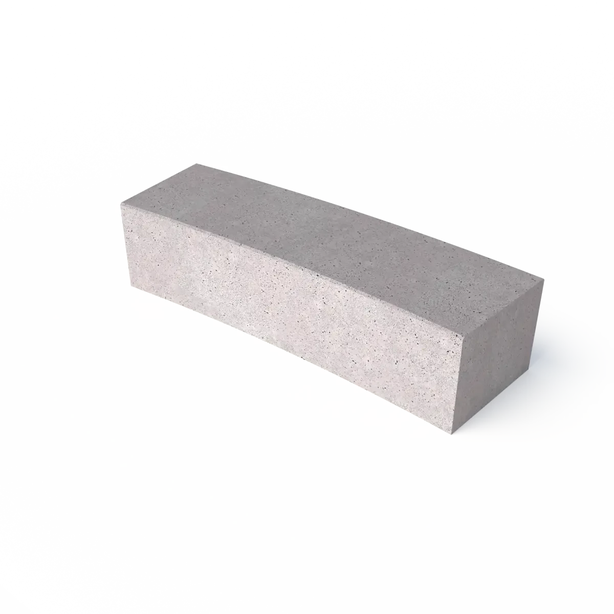 Schellevis Oudhollands Grijs Zitelement Gebogen 200x60x47cm