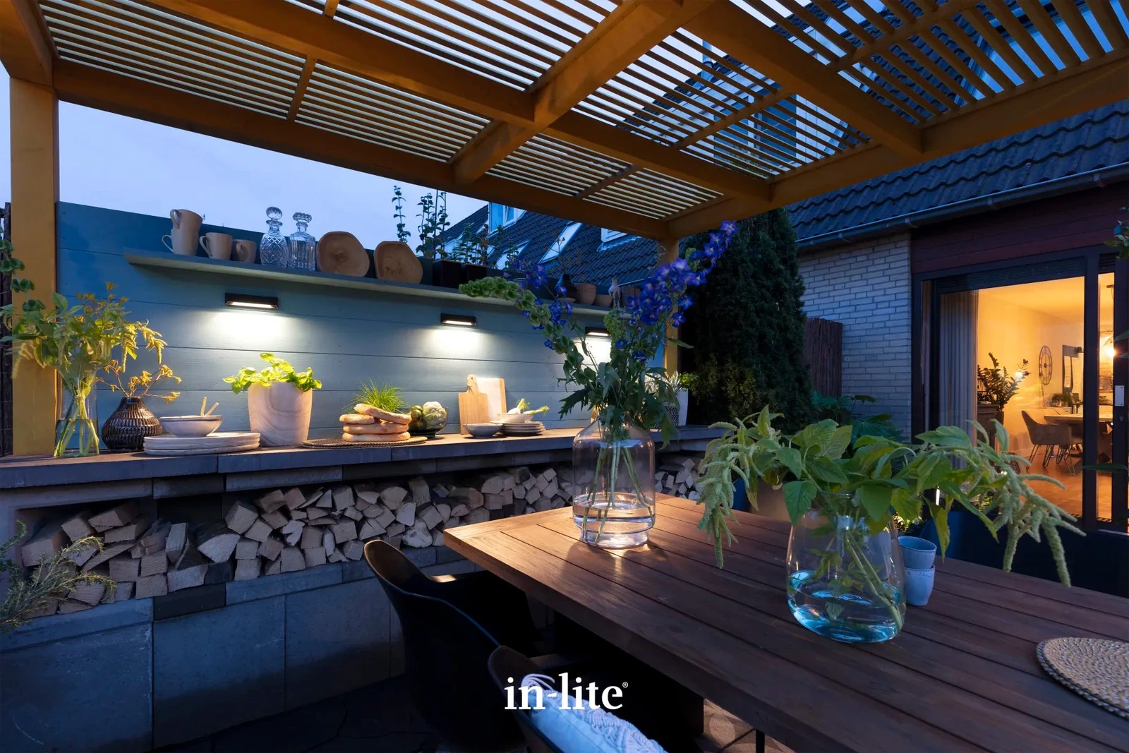 In-Lite Wedge Slim Wall 12V - Dark Grey
