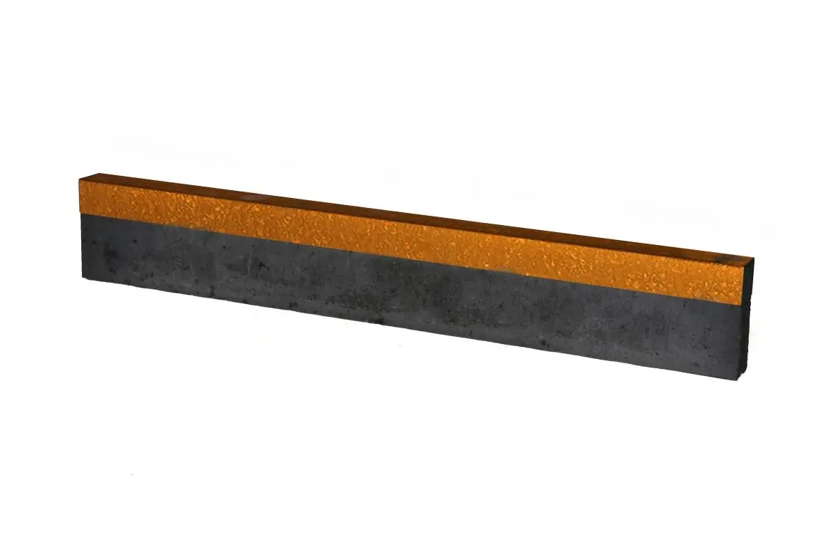 Overzetprofiel Opsluitband 5cm Gelijkz. 220x5x5x5,5 Corten