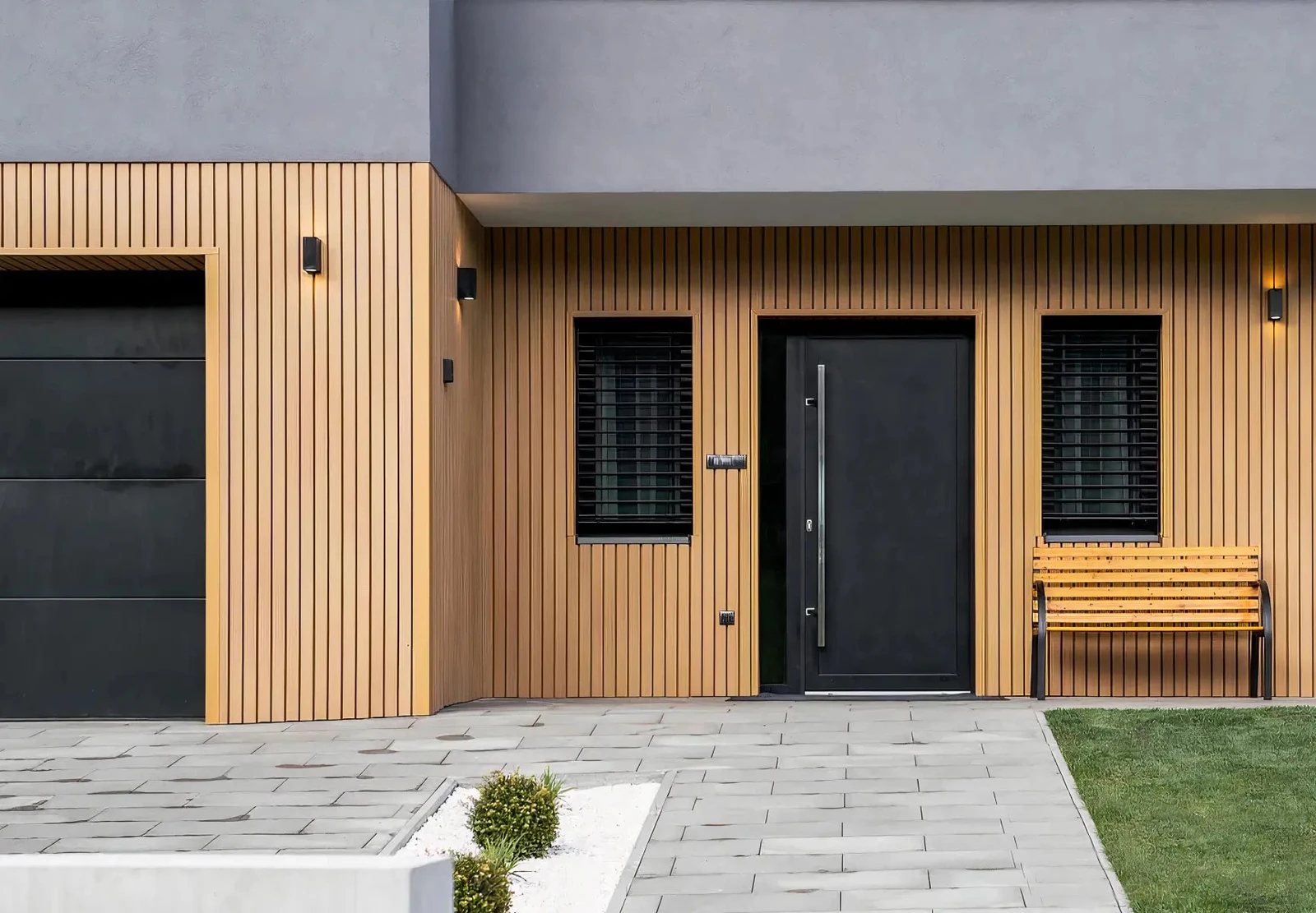 WPC WEO60 Gardenwall 33x170mm (wb 140mm) 290cm Cedar 17x3.3x290cm Hout