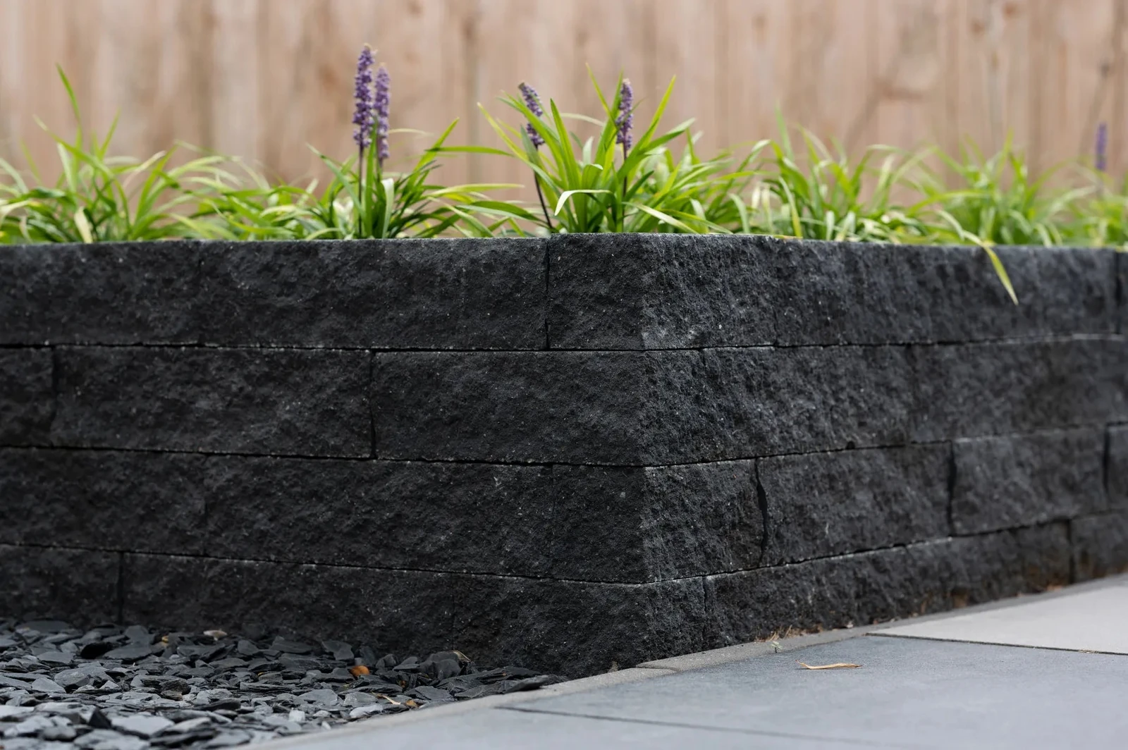 Wallblock Split 30x12x12cm Antraciet