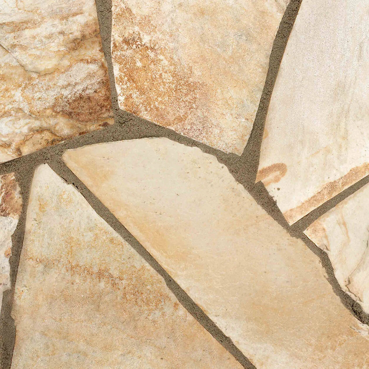 Flagstones Florida Yellow, ca 2-4 cm dik