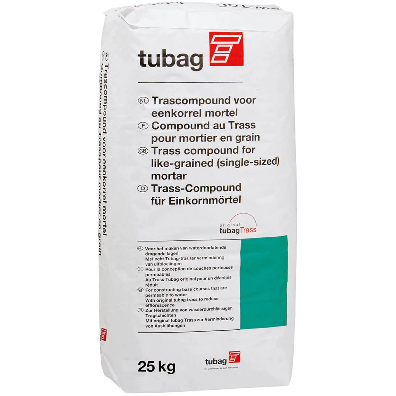Tubag TCE Trascompound Bindmiddel Monokorn