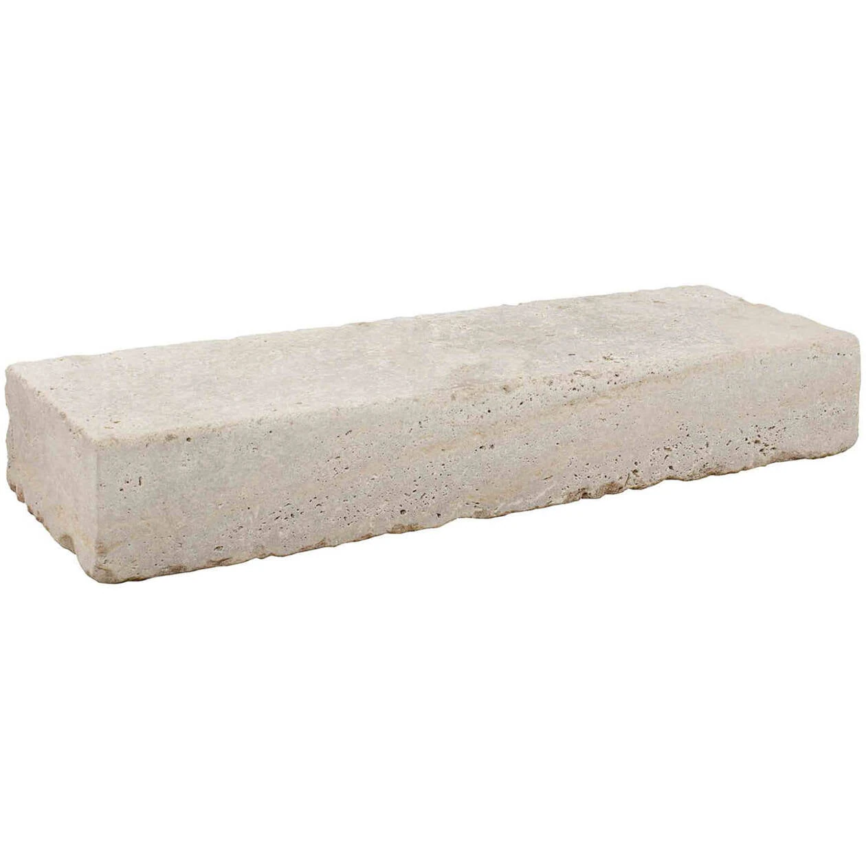 Bloktrede Travertin Ivory Cream 100x35x15 cm