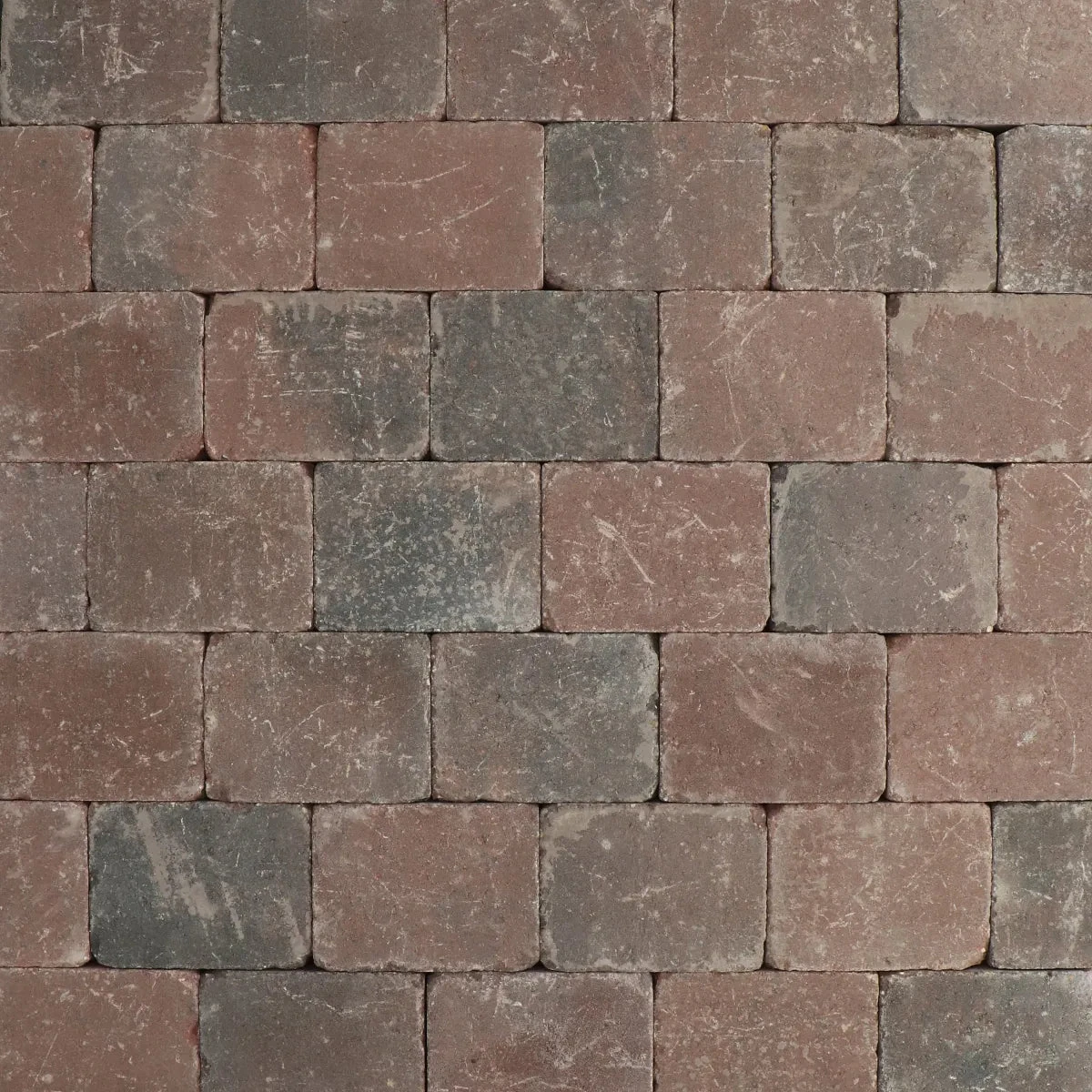 Trommelsteen 15x20x6 rood genuanceerd 20x15x6cm