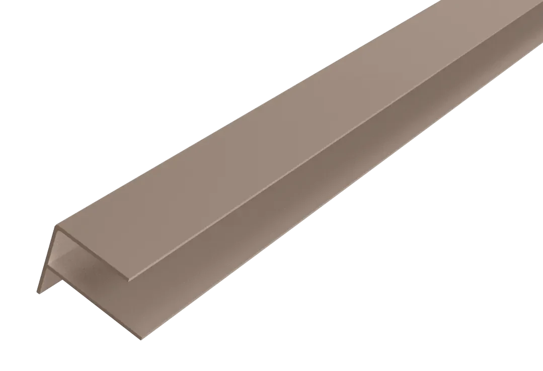 WPC WEO35 Alu F-profiel 65x80mm 300cm Light Grey 6.5x8x300cm