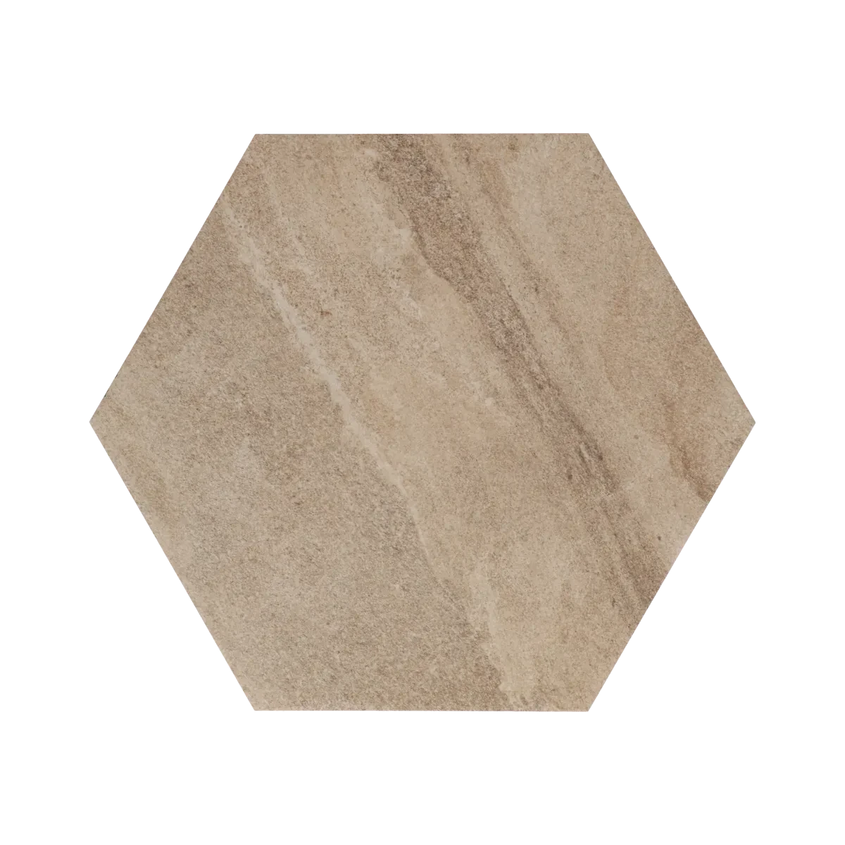 Staptegel Hexagon Cappuccino o 60x52x2cm