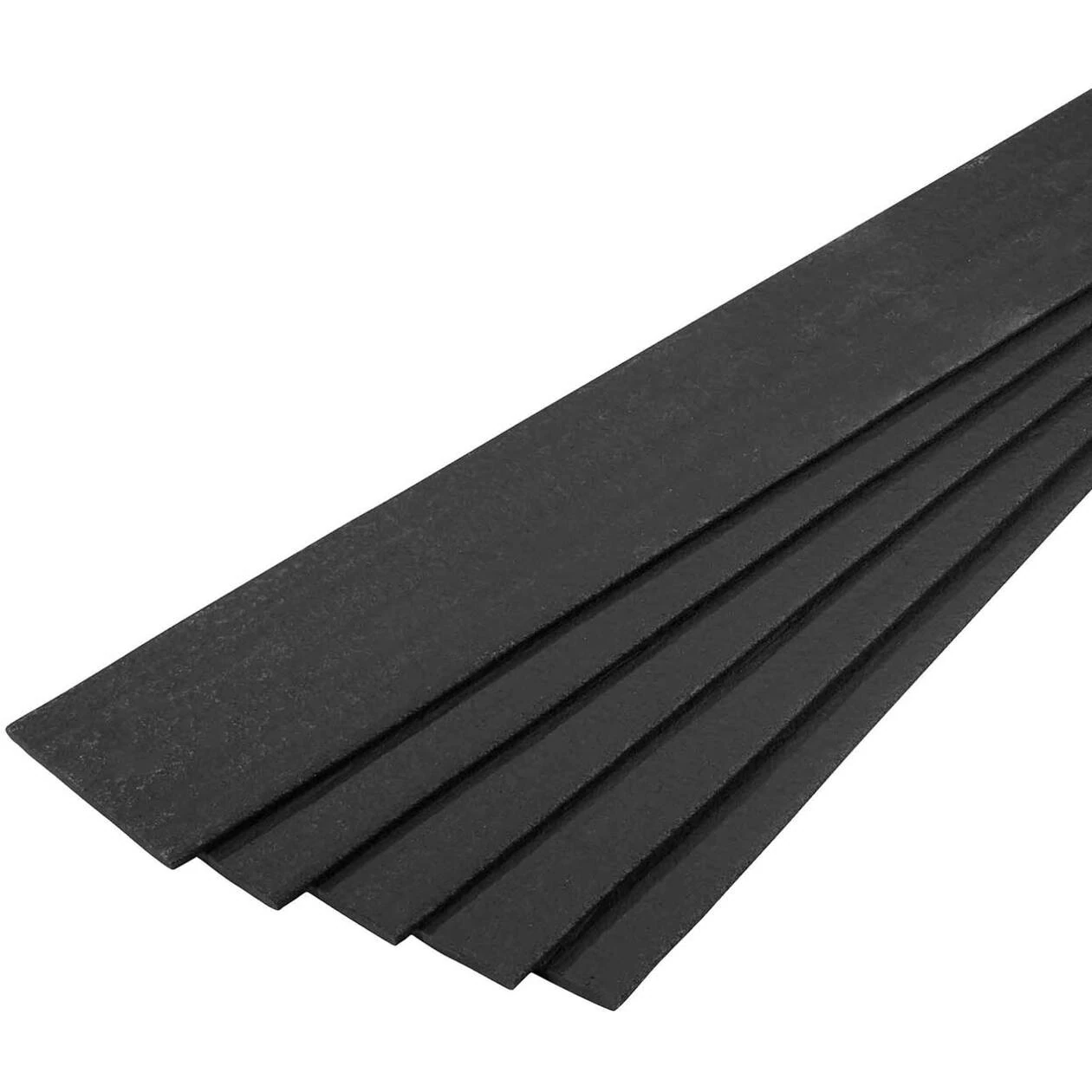 Ecoborder Plank 3 m x 20 cm x 1 cm BLACK