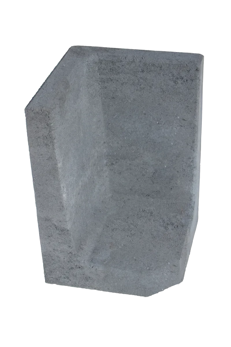 L-Hoekelement Antraciet 40x60x40cm