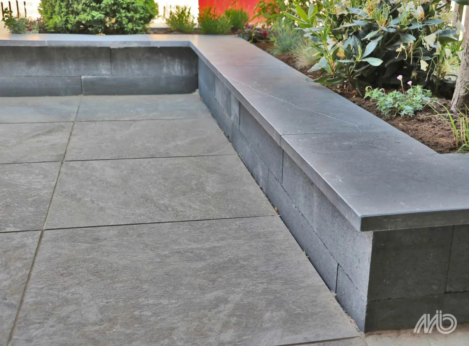 Bluestone VijverrandPrimo 15x3x100cm Blauw,                                                             Grijs