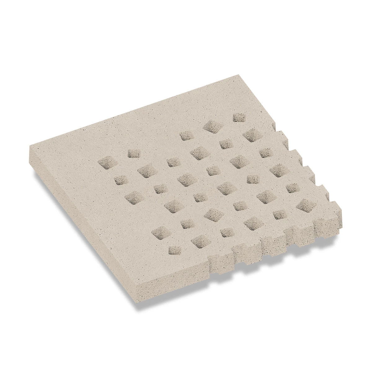 Oud Hollandse tegel Weave 100x100x10 cm Buitenhoek Greige