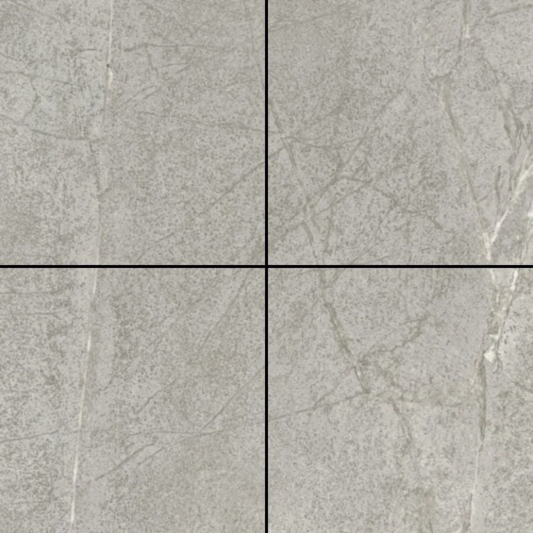 GeoCeramica® The Rock 60x60x4cm Silver