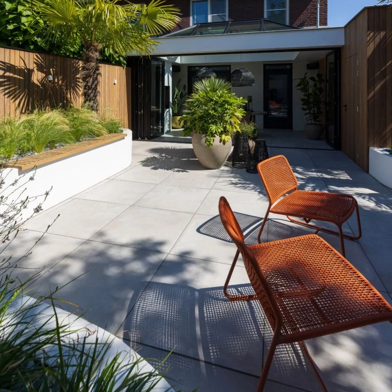 GeoCeramica® Concreet 60x60x4cm Silver