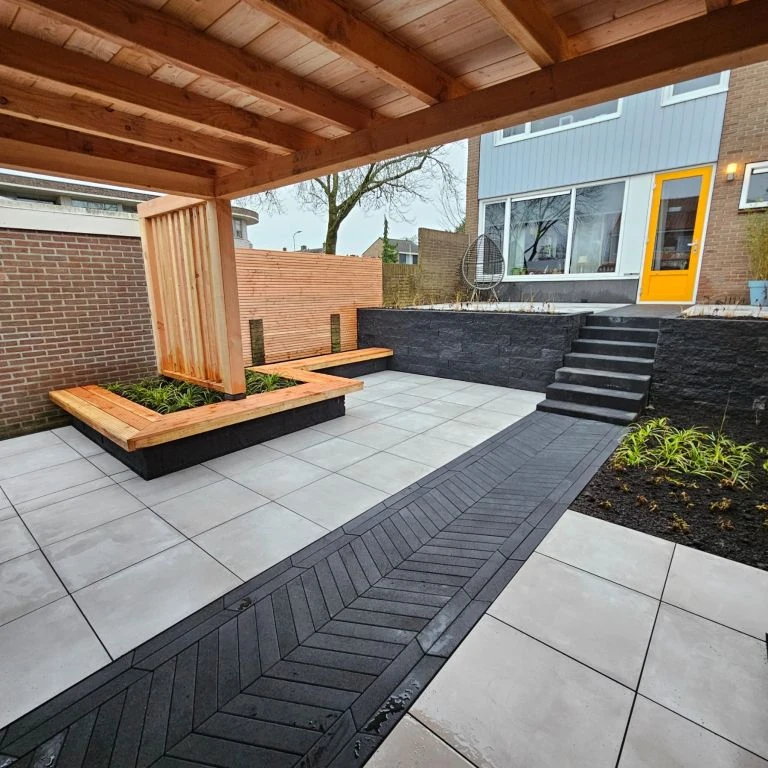 GeoCeramica® Concreet 60x60x4cm Silver