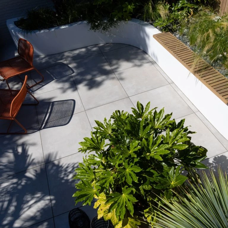 GeoCeramica® Concreet 60x60x4cm Silver