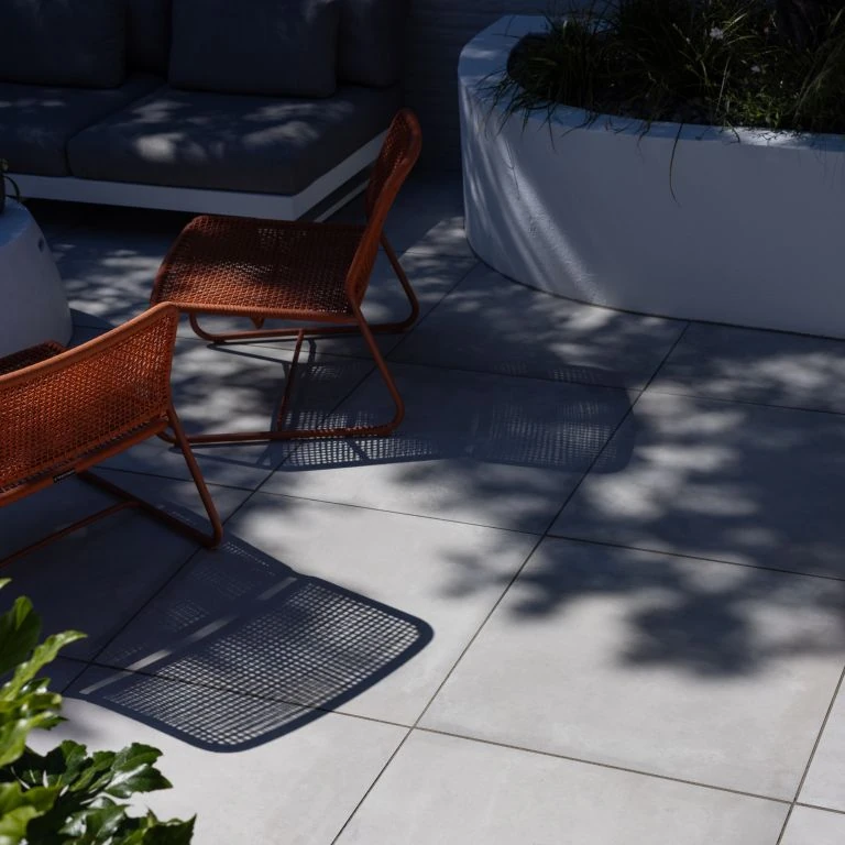 GeoCeramica® Concreet 60x60x4cm Silver