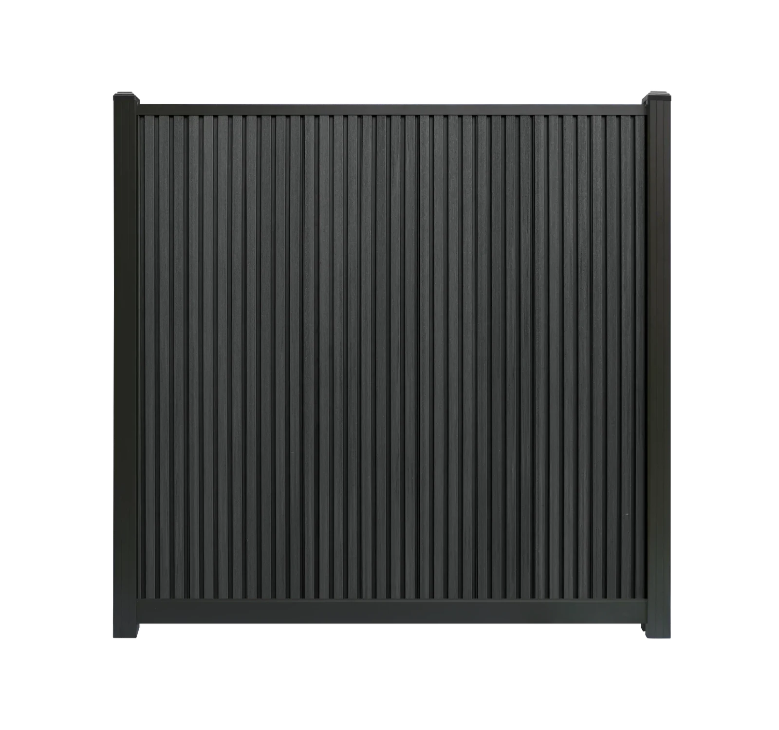 Composiet schutting Rhombus Zwart Verticaal
