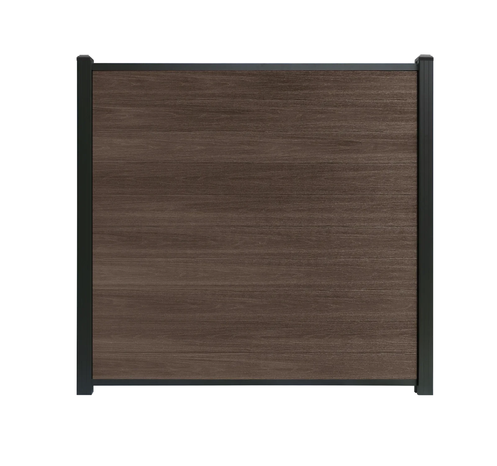 Composiet schutting Walnoot
