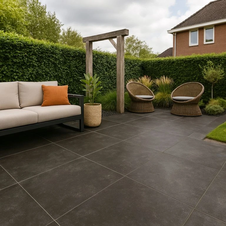 Kera Twice 60x60 Ardesia Black Excluton keramische tegel