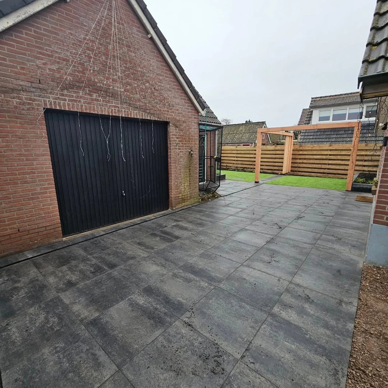 Kunstgras Non Directional Diamond + 60 mm Gras van de Buren