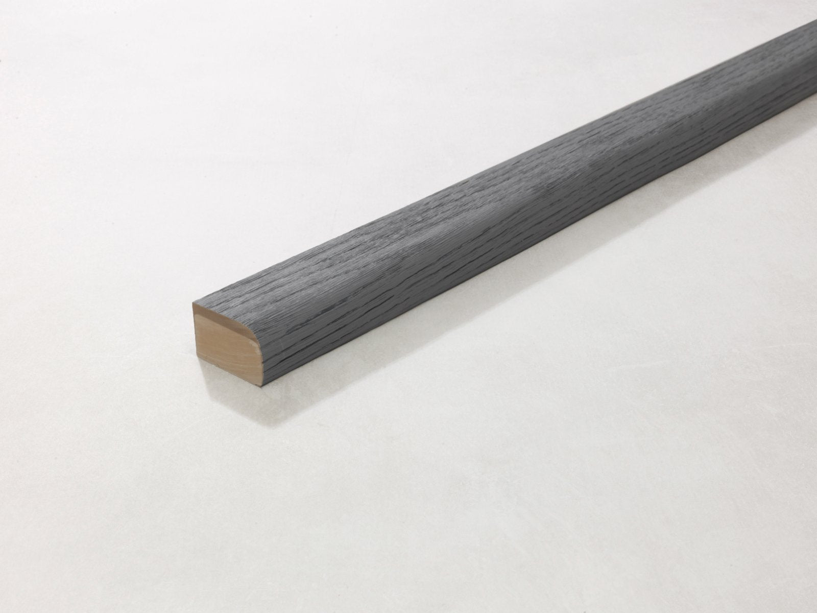 Millboard Bullnose Edging Flex Brushed Basalt 2400x50x32mm