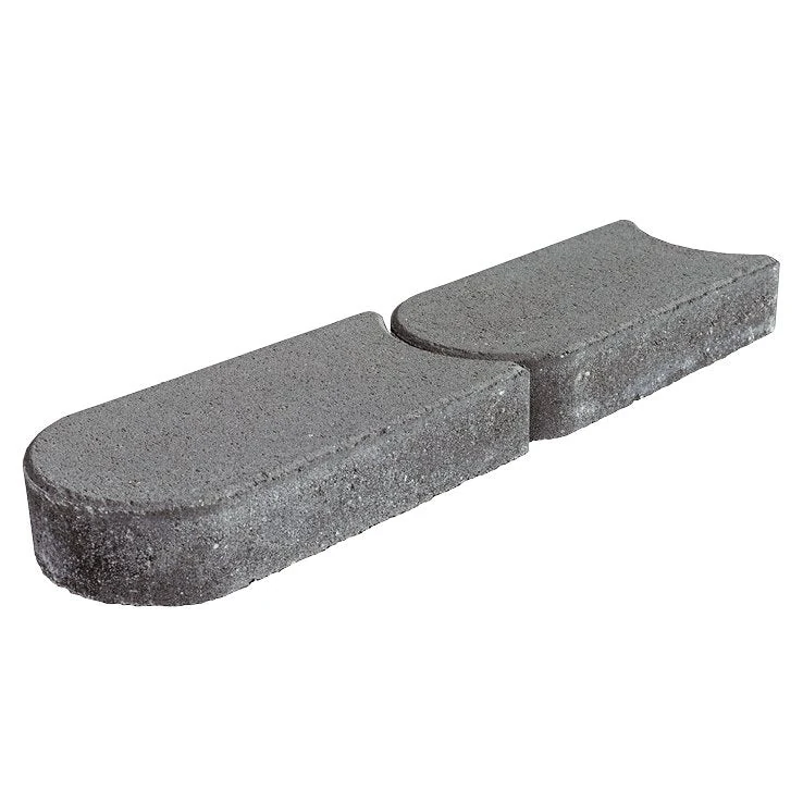 Graskantsteen Anthrazit 22x12x4.5cm