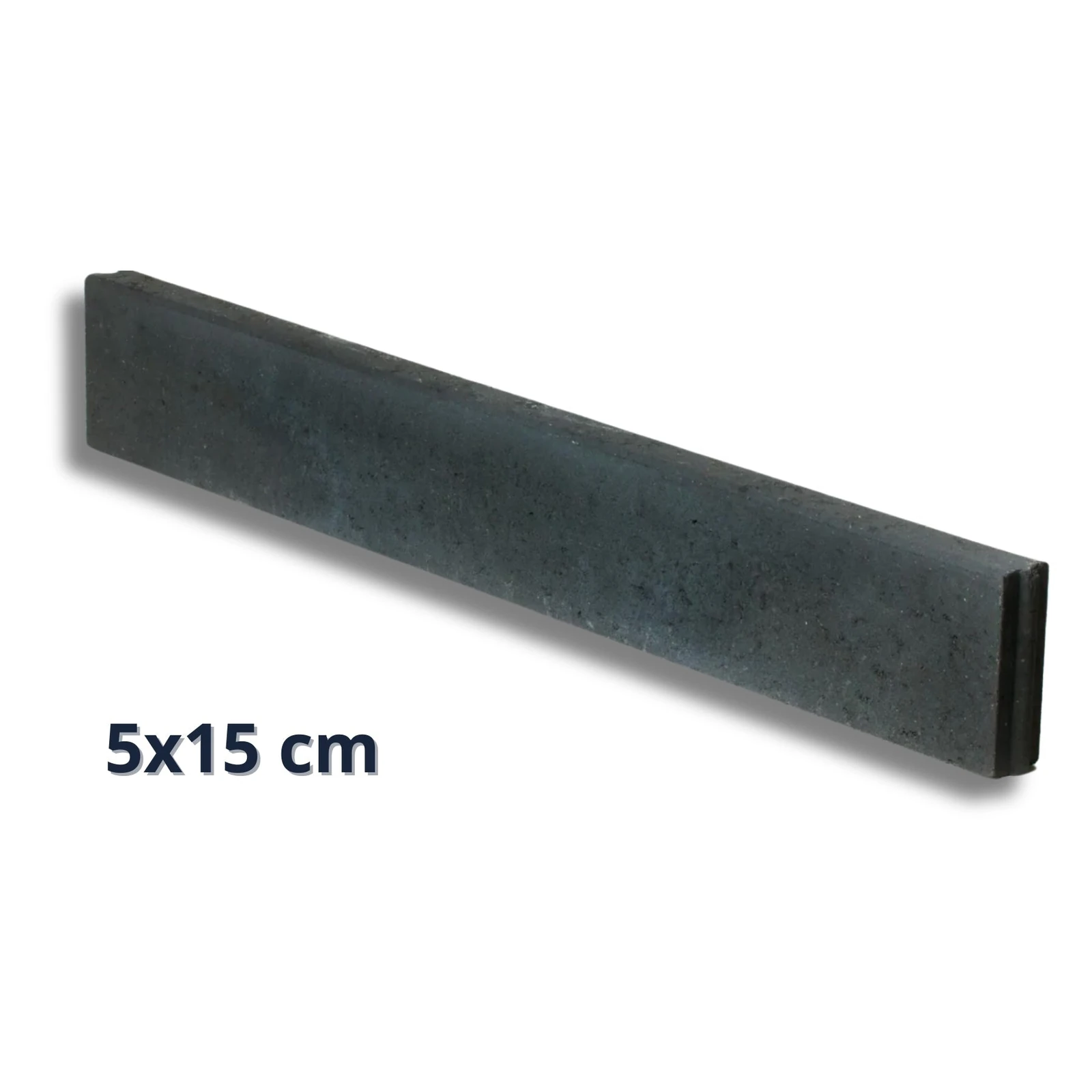 Opsluitband zwart / antraciet 6x15x100