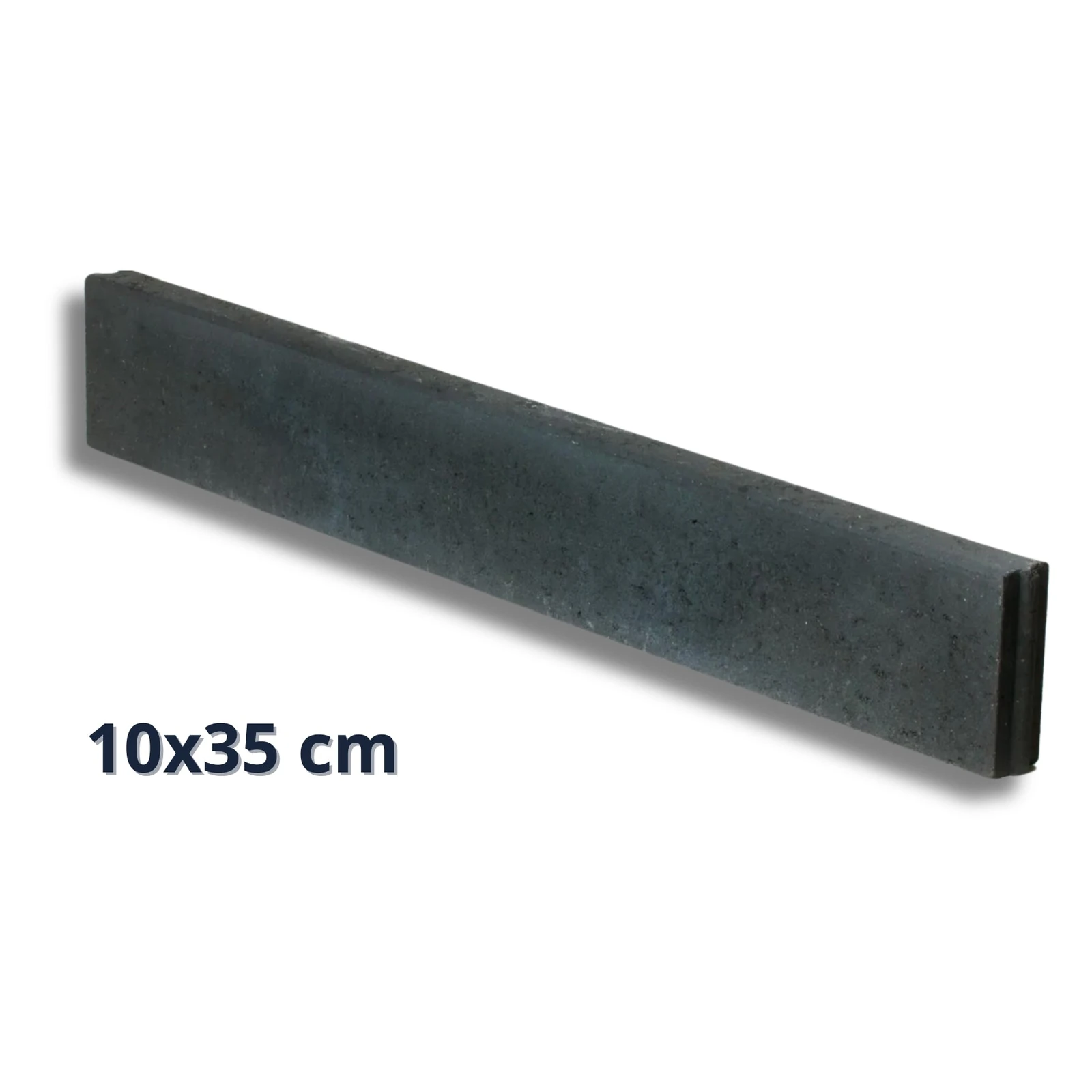 Opsluitband zwart / antraciet 10x35x100