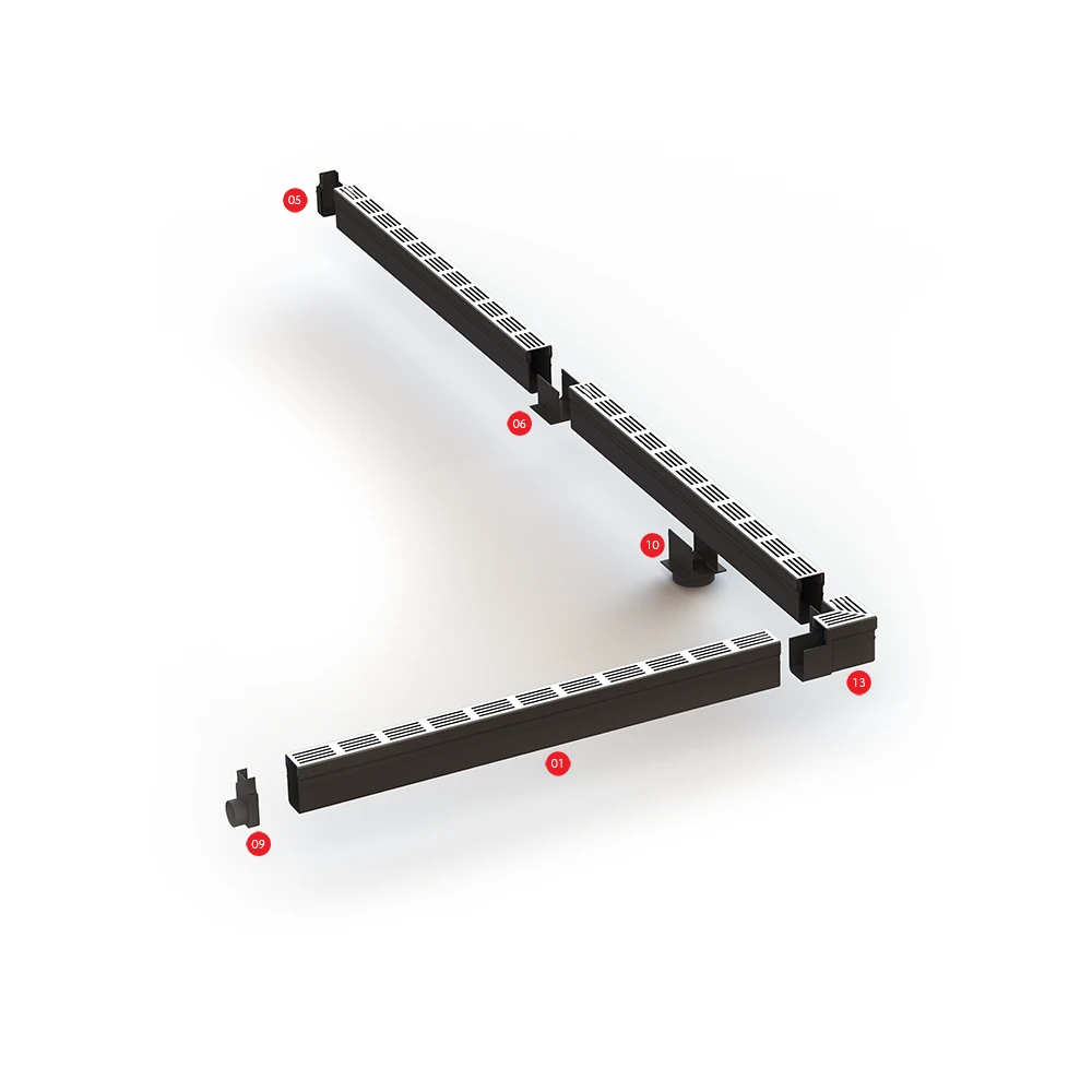 ACO SlimLine onderuitloop 110mm