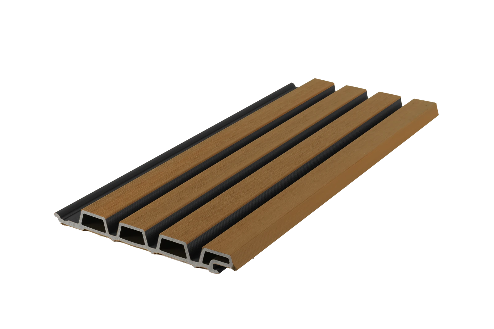 Composiet gevelbekleding Rhombus Teak/Zwart