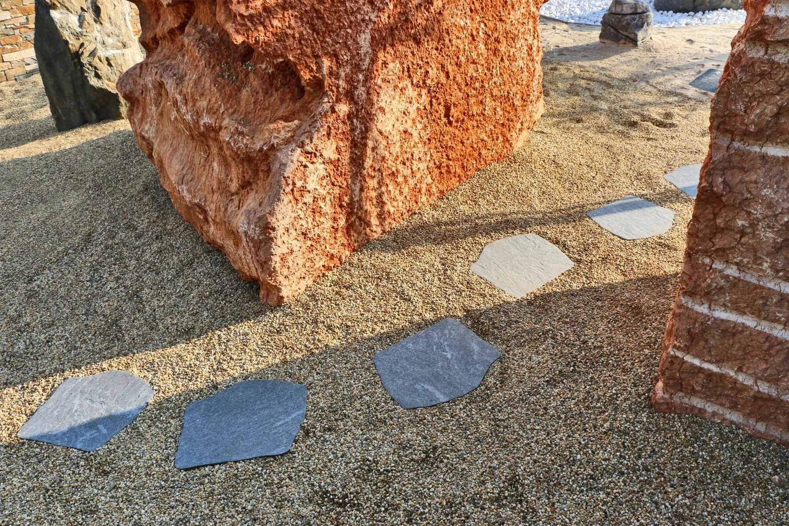 Staptegel Flex Stones Grigioni o 42x36x2cm Grijs