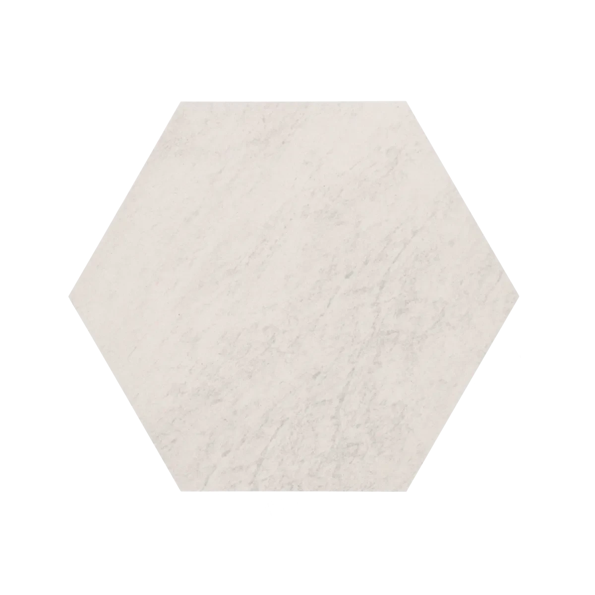 Staptegel Hexagon Quarzite Bianca o 60x52x2cm