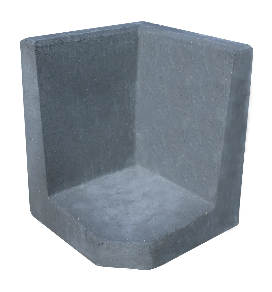 L-Hoekelement Antra 40x40x40cm Antraciet