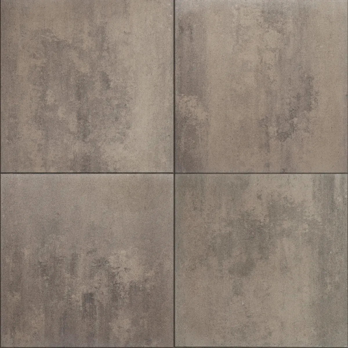 Serenio Midden grijs nuance 60x60x4cm Grijs